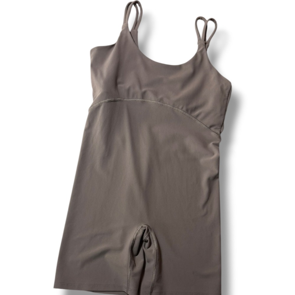 SPANX Onform Onesie Cami Bodysuit Women Large Taupe Brown Performance Stretch